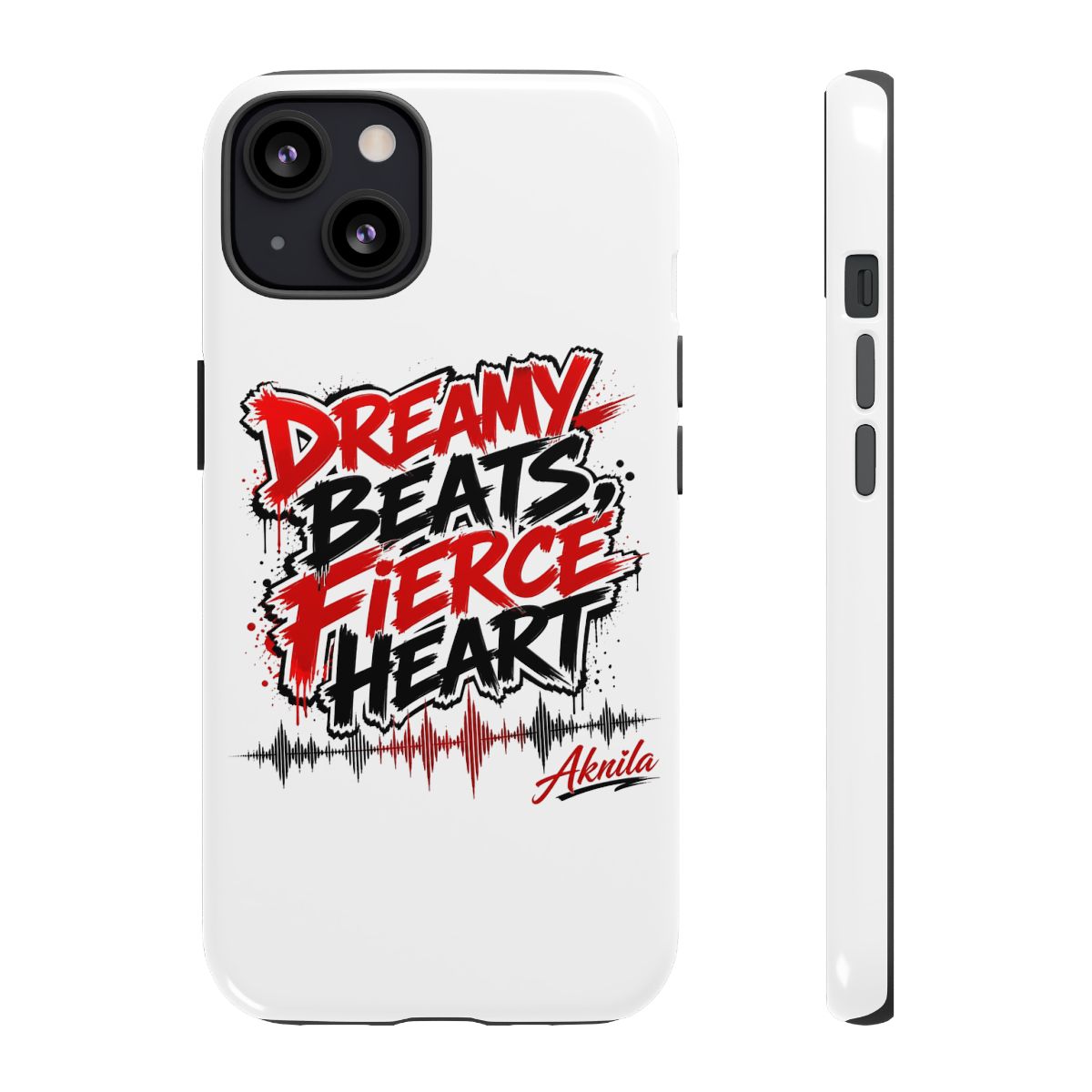 Akriila "Dreamy Beats, Fierce Heart" Phone Case - Official phone-cases merchandise