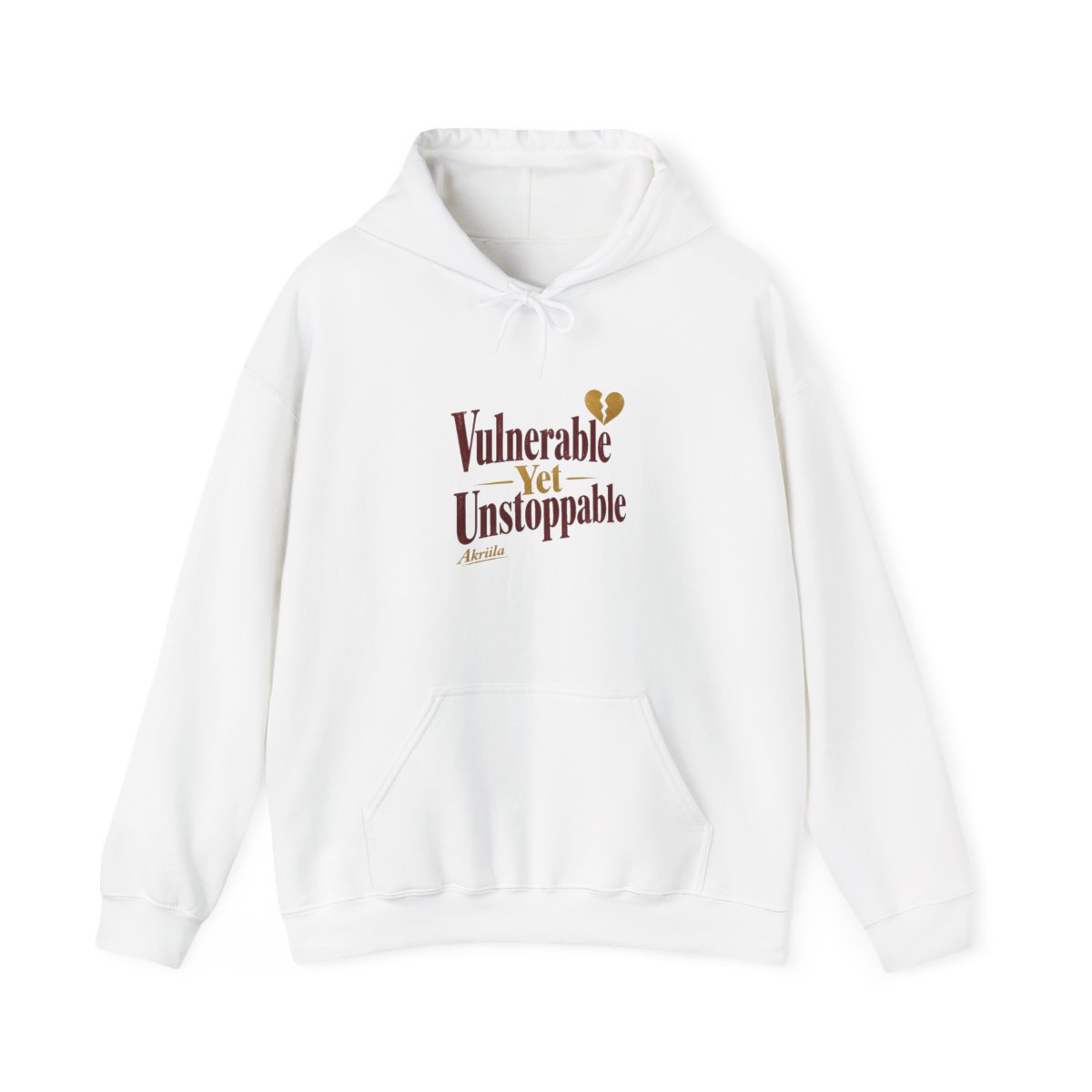 Akriila "Vulnerable Yet Unstoppable" Hoodie - Official hoodies merchandise