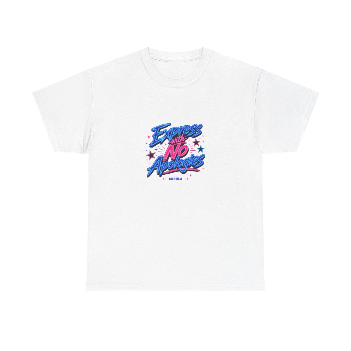Akriila "Express with No Apologies" Unisex Tee - Official t-shirts merchandise