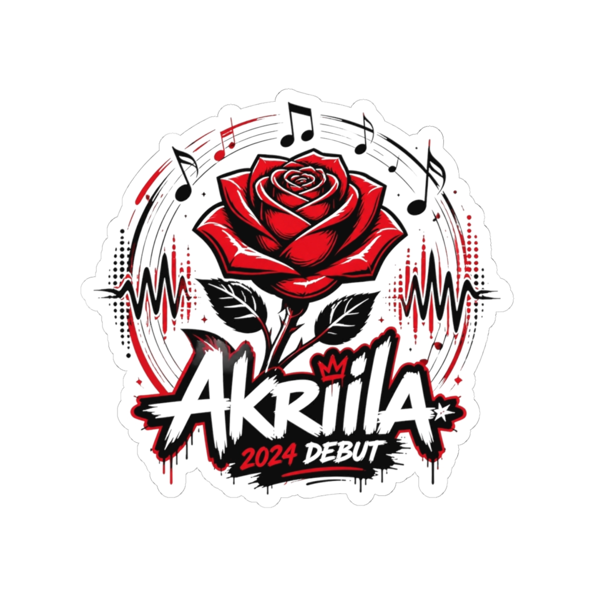 Akriila "Akriila: 2024 Debut" Sticker