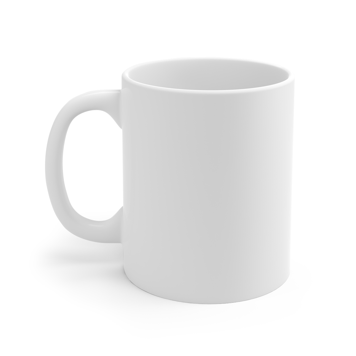 Akriila "Akriila: 2024 Debut" White Mug - alternate angle 2, merchandise