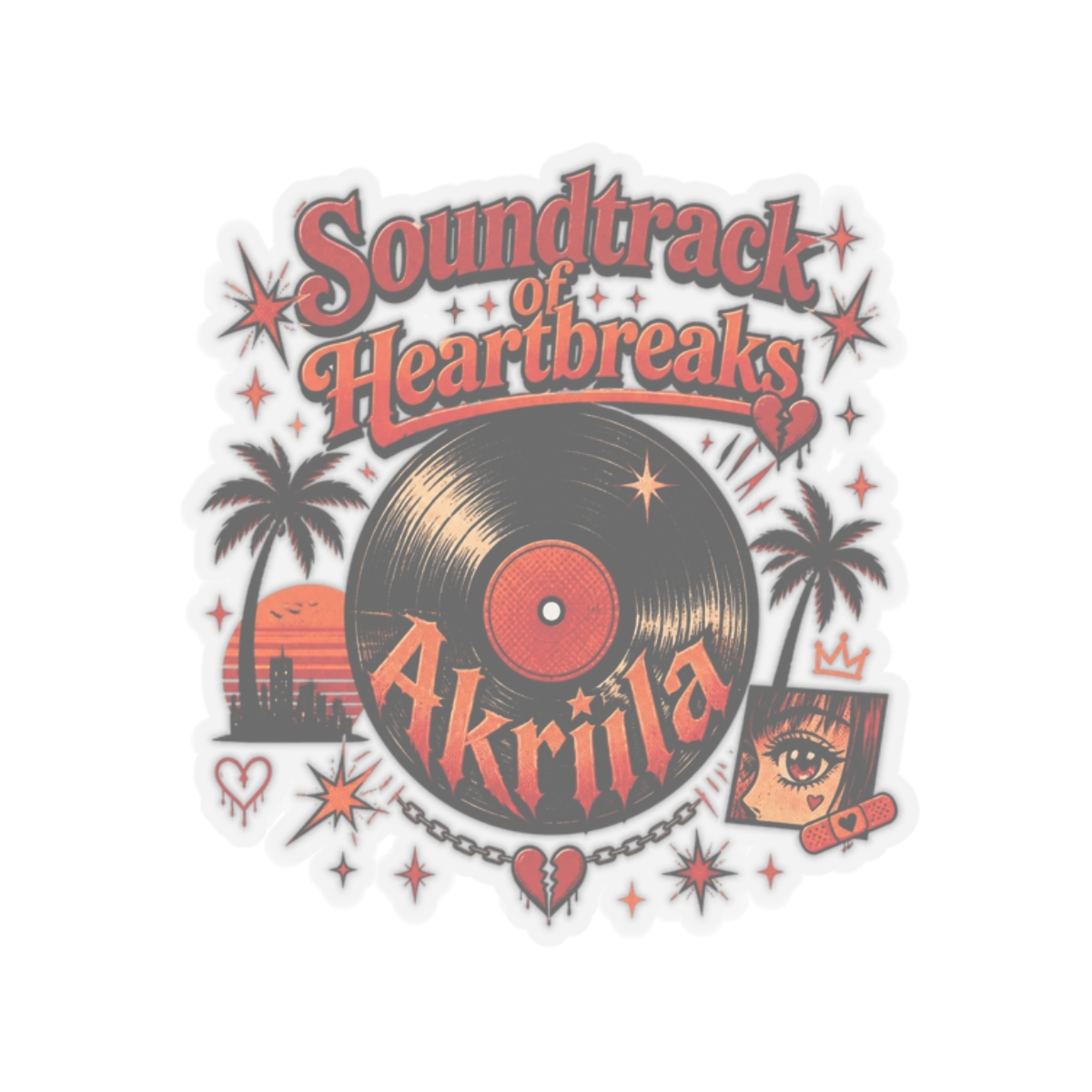 Akriila Sticker - Official stickers merchandise